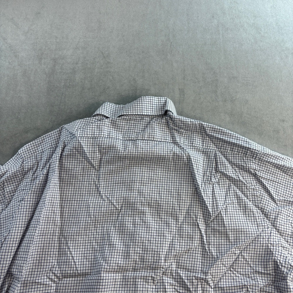 Polo Ralph Lauren Philip Button Up Shirt Men's 16.5 34/35 Blue White Check - Picture 10 of 13